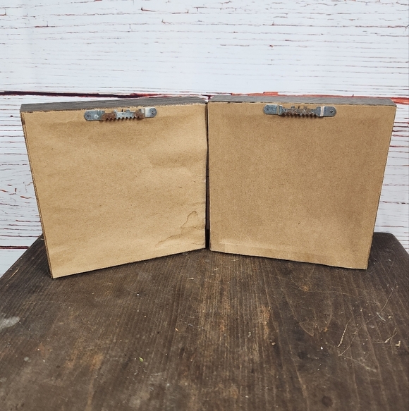 Vintage Framed Teddy Bear Needlepoint Art Set - Picture 2 of 6